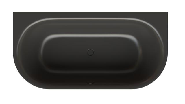 Artikelbild 2 des Artikels „Badewanne BetteLux Oval Silouette-I-3417 anthracite, 190x95x45cm, freistehend anthracite“