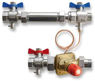 Danfoss Anschlussset AB-PM, DN 20 HP horizontal, für FB-Heizung Verteiler