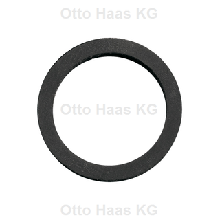 HAAS Tauchrohranschlussdichtung 38x30x2mm, 1 1/4", Gummi, schwarz