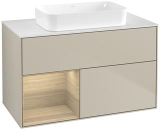 V&B WT-Unterschrank Wandbel. Finion 100x60,3 cm, Reg li Oa ven, sa m Lacquer