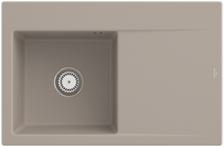V&B Spüle Subway Style 45 li, m Abl.garn, Hand., Alm. CeramicPlus