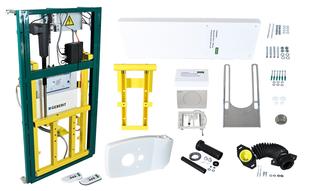 Walraven WC-Element VARIO Fresh 30 30cm el verst, Du-WC-geeig., Abl senkr.