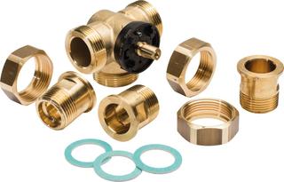 BOSCH 3-Wege Drehventil WWV 25, DN 25, Kvs 10 Verbindung 1 1/4"