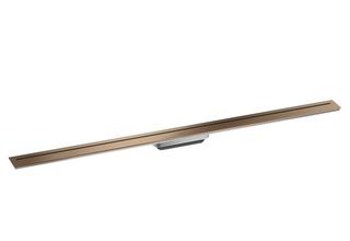 hansgrohe Duschrinne AXOR Drain 1200mm, Fertigset, frei i Raum, b red g
