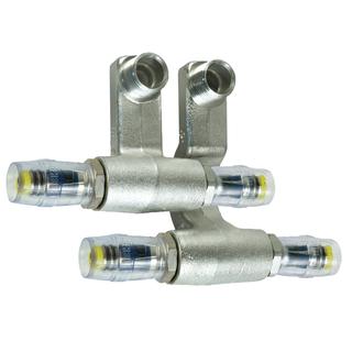 Multitubo Steck-SL-Anschlussgarn. STx1/2"x16mm, Stopfen li, MS, verz., P.