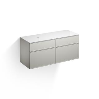 Alape Möbelmodul Arkta 6019137 1400x600 Carrara/Seidengrau