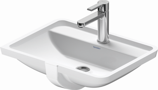 Duravit Einbau-Waschtisch Starck 3 49x27cm, EB v u, m HL, ÜL u. HLB, we WG