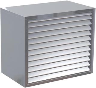 ATEC Schallhaube HT eSILENT 1280x1510x910mm, silbergr., Luftans. hi.