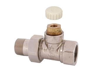 Schlösser Heizkörperverschraubung 3905 DN 15, 1/2", Durchgang, vernickelt