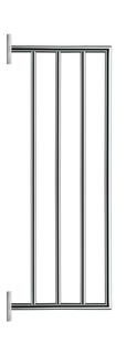 Duravit Handtuchablage Karree 66,8x24cm, chrom