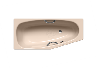Kaldewei Badewanne MINI STAR rechts 835 157x70/47,5cm, Antislip, bahamabeige