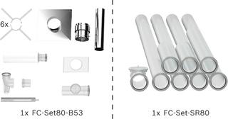 BOSCH Schachtpaket BOPA FC12 S, ES, st., 80 - 80mm, 10 m, rauml.abh.