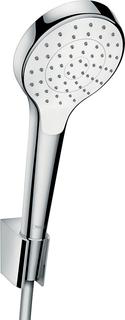 hansgrohe Brausehalterset Croma Select S 1600mm Brauseschlauch, 1jet, weiß/chrom