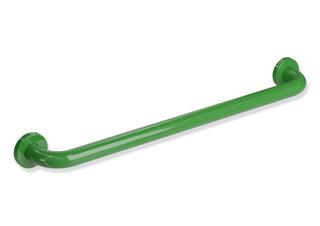 HEWI Badetuchhalter 477 570mm, maigrün, Rosetten d= 60mm