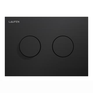 Laufen WC-Betätigungsplatte Groove INEO 2-Mengen-Spülung, schwarz matt