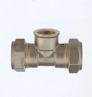 IBP Muffen T-Stück 617 14mmxG (IG) 1/2x14mm, Messing