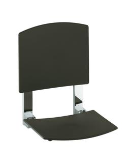 Keuco Klappsitz Plan Care AL si-el/lichtgrau, Wd., m Rückenl.