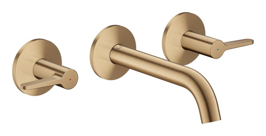 Artikelbild 1 des Artikels „hansgrohe 3-L-WT-Arm. Axor One UP, A 160mm, W m Ros, m HG, brush. bron mit Hebelgriff | brushed bronze“