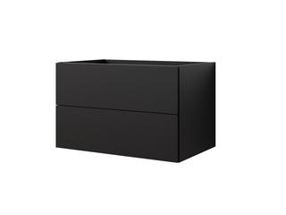 AQ117 WTU 2 Auzüge PTO 480x770x490mm, F: Schwarz Matt