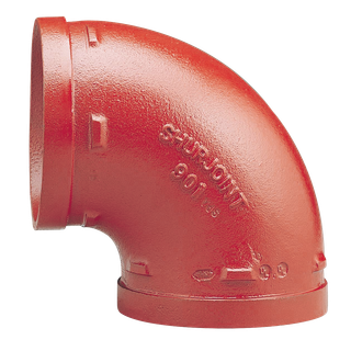 AIPS Bogen VSH Shurjoint 901 60,3mm, 90Grad, kurz, rot
