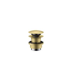 hansgrohe Push-Open-Ablaufgarnitur f WT- und Bidetmischer, brushed brass