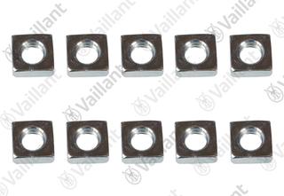 VA Mutter, Vierkantmutter M6 (x10) Vaillant-Nr. 0010028407