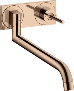 hansgrohe SPT-Wand-EHM Axor Uno UP, polished red gold