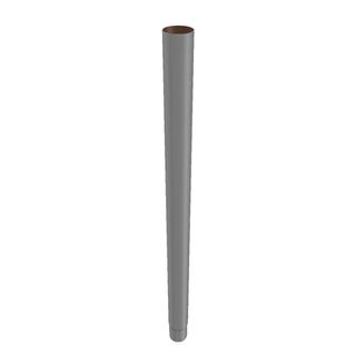 LORO X Regenfallrohr DN 80, 1500mm, m red. Einschub, Stahl