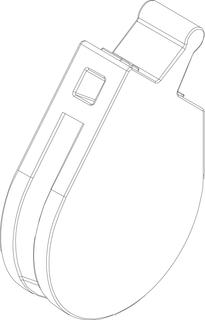 BOSCH Ersatzteil TTNR: 8737709149 Verriegelung (Kommunikationsmodul)