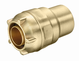 BEULCO PE-Übergangsstück G11110 Messing, 2" IGx63x5,8mm, mit Stützrohr
