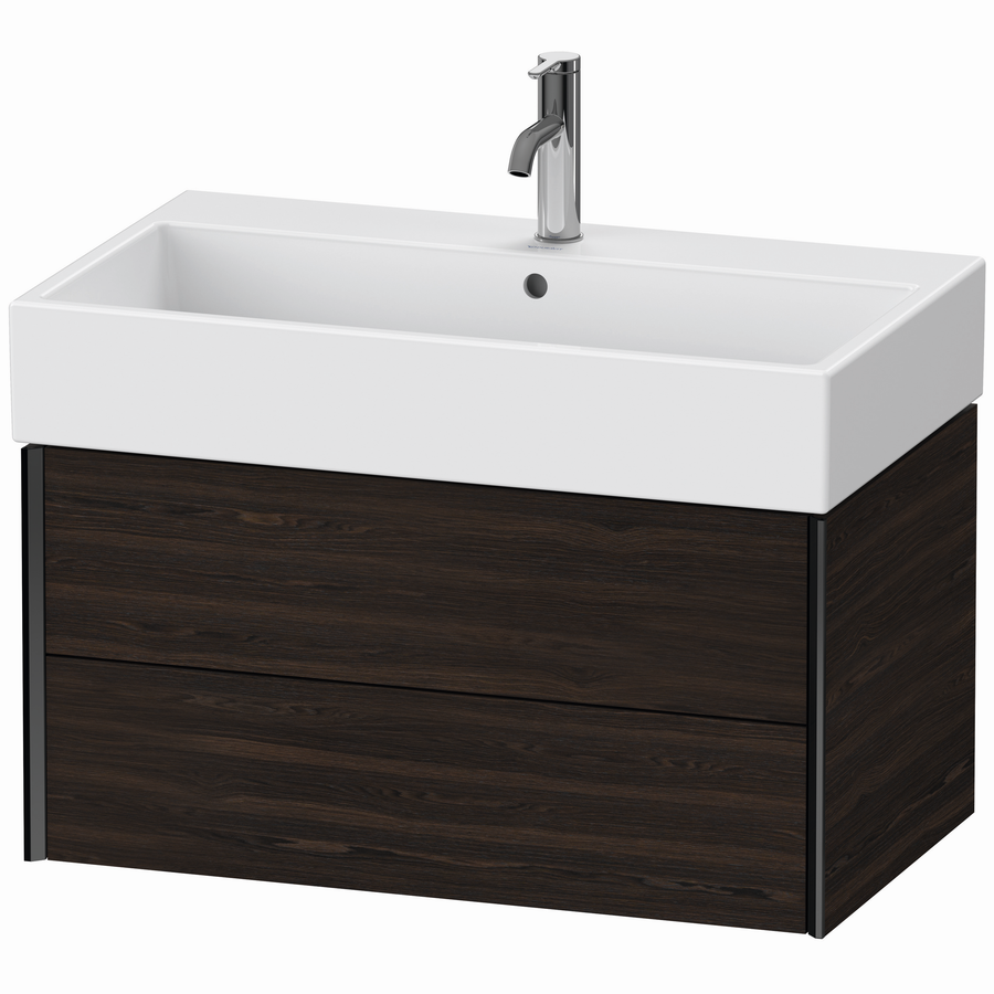 Artikelbild 1 des Artikels „DU WTU wandh. XViu 397x784x454mm 2 Schk.schwarz matt/Nussb. geb. ES Ahorn “