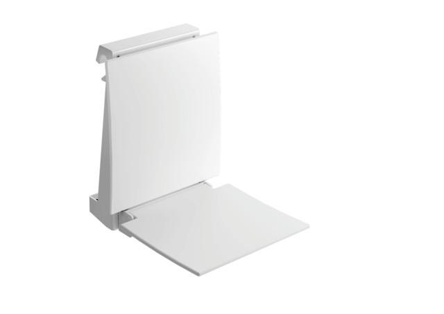 Artikelbild 1 des Artikels „HEWI Einhängesitz System 800 K 350x449x469, Sitzfl. u Rückenl. signalw. 350 x 449 x 469 mm | Sitzfläche und Rückenlehne signalweiß“