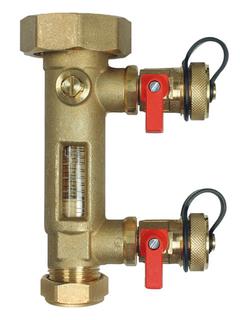 AFRISO Durchflussmesser 2-12 L/min mit Befüll- und Spüleinrichtung