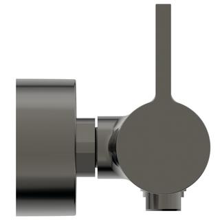 IS Brause-Einhebelmischer Joy AP, S-Anschlüsse, magnetic grey