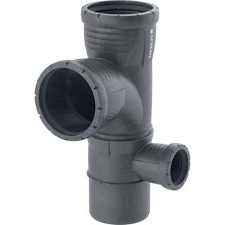 Geberit Kombibogeneckabzweig Silent Pro DN 100/90/50, 87,5Gr, re, m Innenradius