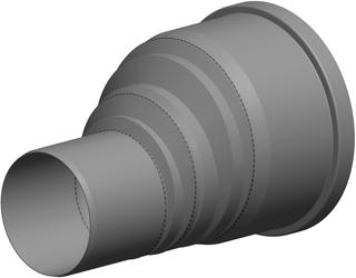 ATEC Reduktion/Erweiterung PolyTop DN 100/160, exzentrisch