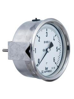 AFRISO Rohrfeder-Industriemanometer RF100I 0/1,6bar G1/2B ax exz Kl.1,0 D451