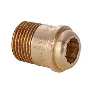 IBP Einlegteil 4382G Serie 4000 R 2 1/2x3, konisch dichtend, Rotguss