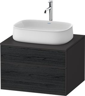 Duravit Waschtisch-Unterschrank Zencha 65x55cm, 1 Lad, E schw/gra m, k Einr-Sys