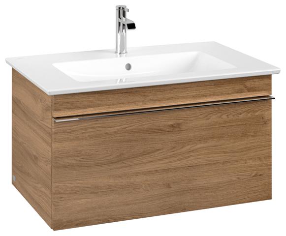 Artikelbild 2 des Artikels „V&B Waschtisch-Unterschrank Venticello 75,3x42x50,2cm, Griff Chrom, kansas oak Griff Chrom | kansas oak“