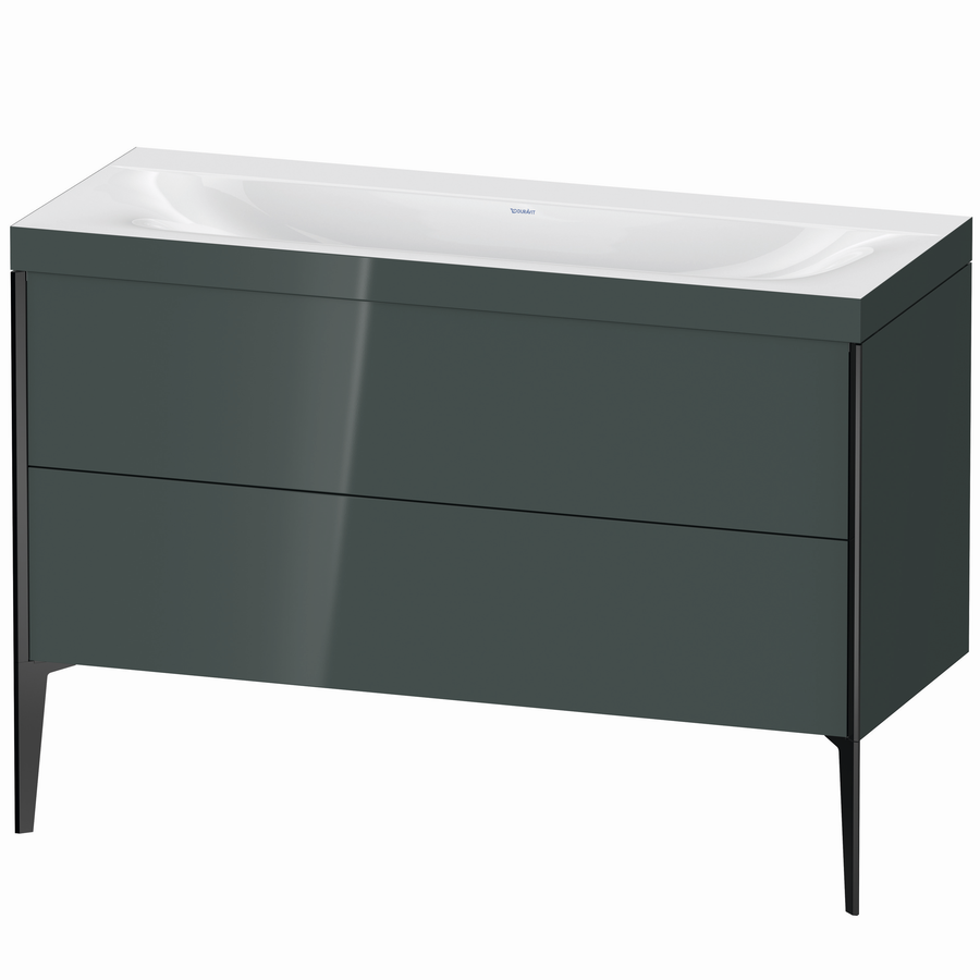 Artikelbild 1 des Artikels „DU WTU XViu/Viu, 2 Ausz 610x1200x480mm o.HL,schw. m/dolom. grey hg, Ra.38 ES Ah “