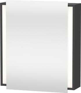 DU Spiegelschrank Ketho 180x650x750mm 1 Spiegeltür, TA links, graphit matt, CH