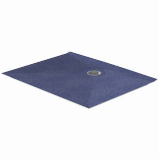 Schedel Duschelem. MULTISTAR PLAN Kessel 140x90x5cm, Ablauf hinten mittig