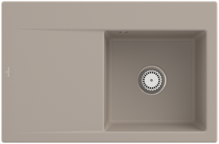 V&B Spüle Subway Style 45 re, m Abl.garn, Hand., Alm. CeramicPlus