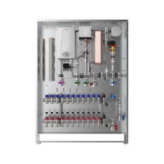 Strawa Whg-Station Friwara WSHY1-4L63-Cu 9 HK, hybrid, 18-21 kW, Unterputzschrank