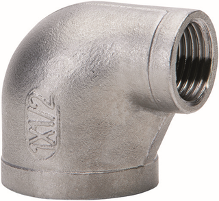 gebog316 Edelstahl-Gewindefitting 90 - Winkel 90 - 1" x 3/4", reduz.
