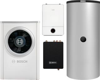 BOSCH Luftwärmepumpen-Paket BOPA CS716 CS7001iAW9OR-S, AWE9, FF20, BHS750-6