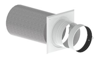 Remeha Schornsteinanschlussstück DN 100/150, Rohr 500mm