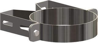 ATEC Wandabstandhalter DN 100/150, 50mm, PP, Edelstahl blank