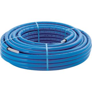 Geberit Systemrohr ML PushFit DN 12, Dämm. 10mm, rund vorgedämmt, blau